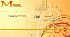 Desktop Screenshot of monarchschoolofcosmetology.com